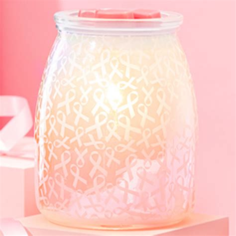 Scentsy Hope Strength Love Warmer National Breast Cancer Foundation