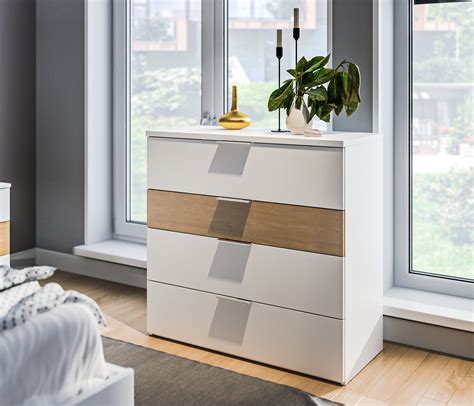 Комод Столплит Мальта сб-3296 4 ящика 90x40x87 см ЛДСП цвет белый ️ ...