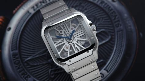 Cartier Santos De Cartier Skeleton - Ticking Way