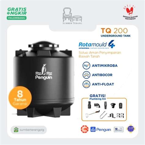 Promo Tangki Air Tandon Toren Pendam Ground Tank Penguin 2000 Liter Tq