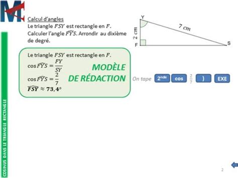 Me Cosinus Calcul D Angles Vid O Dailymotion