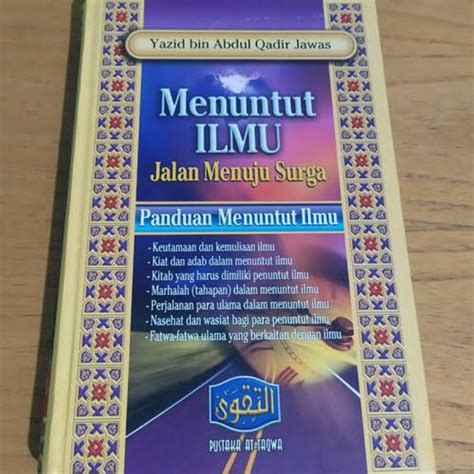 Jual Menuntut Ilmu Jalan Menuju Surga Yazid Jawaz Kitab Buku Agama