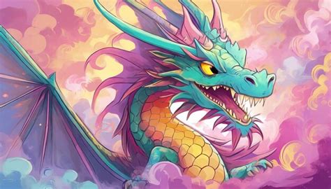 Premium Photo | Colorful dragon illustration and drawing