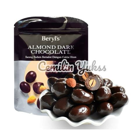 Jual Beryls Almond Dark 250g Pouch Beryls Coklat Malaysia Beryls