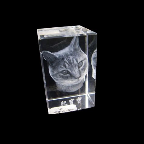 D Laser Engraved Custom Etched Glass Photo Cube Couples Etsy