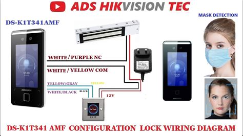 Ds K T Amf Face Recognize Access Control Lock Wiring Connection