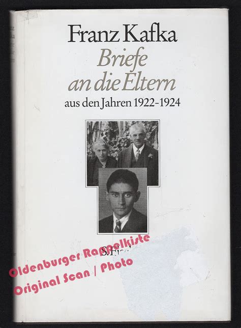 Briefe An Die Eltern Aus Den Jahren 1922 1924 Kafka Franz Von Kafka