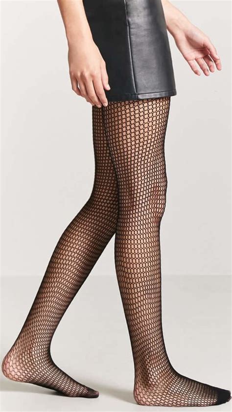 Forever 21 Honeycomb Fishnet Tights Fashion Tights