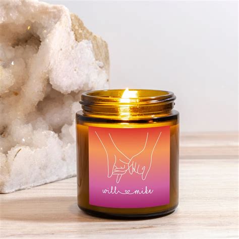 Lesbian Candle Lesbian Pride Gift For Lesbian Birthday Gift For Lesbian Couple Candle For