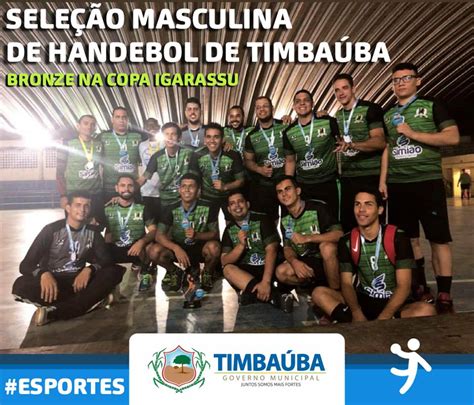 Blog Do Djalma Lopes Timba Ba Pe Sele O De Handebol Masculina Fica