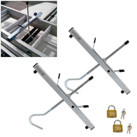 Voche Pc Universal Fitting Lockable Car Van Roof Rack Ladder Clamps