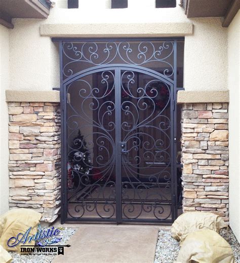 Wrought Iron Patio Door Gates