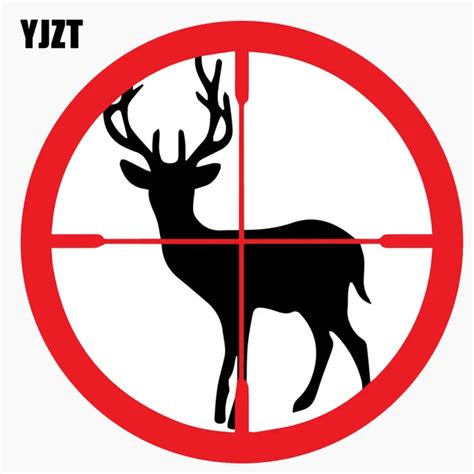 Aliexpress Buy YJZT 11 7CM 11 7CM Deer Hunting Hunter Aim Target