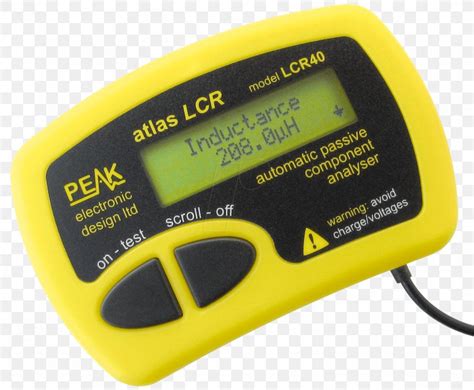 Lcr Meter Electronic Component Electronics Multimeter Passivity Png