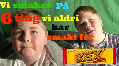 Vi smaker 6 ting vi aldri har smakt før episode 1 Dagens produkt