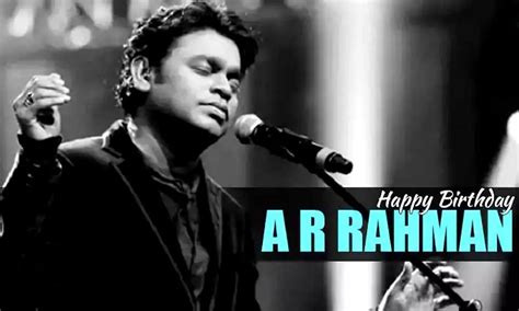 Happy Birthday Ar Rahman