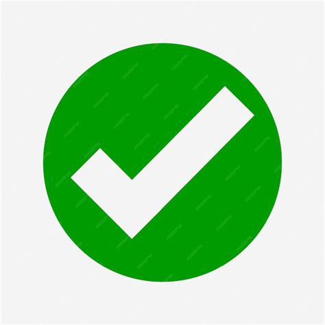 Premium Vector Check Mark Symbol