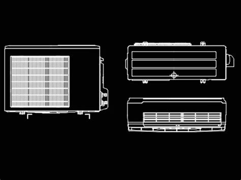 Mini Splits En AutoCAD Librería CAD