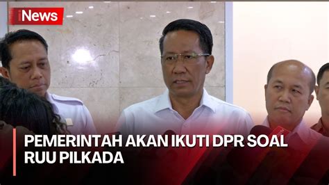 Menkumham Supratman Andi Agtas Klaim Pemerintah Patuhi Keputusan Dpr