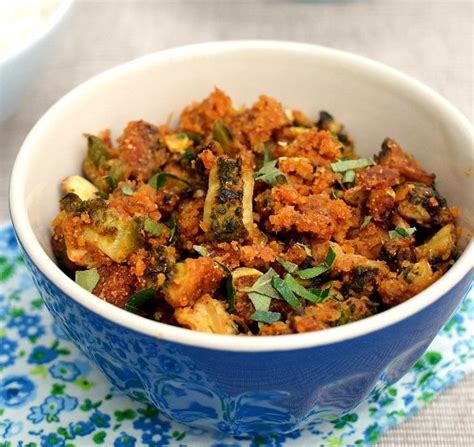 Kakarakaya Podi Kura Recipe Bitter Gourd Dry Curry Vegan Dry