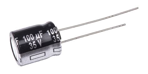 Panasonic 100μf Electrolytic Capacitor 35v Dc Through Hole Eeuta1v101 Rs Components Indonesia