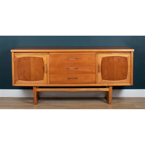 Vintage Teak Sideboard On Sled Legs By Jentique