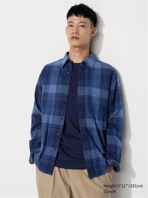 Flannel Shirt Checked Uniqlo Us