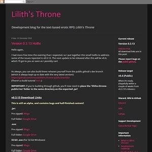 Lilith S Throne Lilithsthrone Blogspot Free Sex Game Site