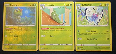 Butterfree Metapod Caterpie Pokemon Evolution 001 002 003192 Rebel