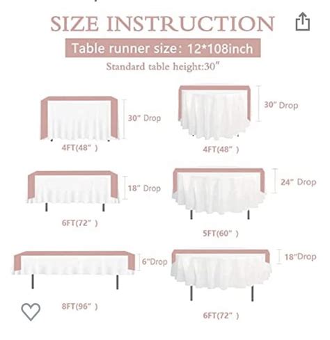 Table Linen Size Guide For Weddings