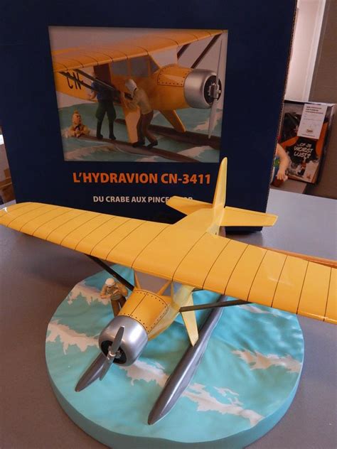 Hergé Kuifje Beeldje Moulinsart 40027 Tintin Lhydravion CN 3411