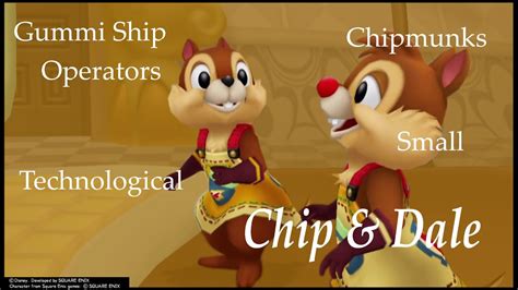 CHIP DALE ALL CUTSCENES Kingdom Hearts Series THE MOVIE YouTube