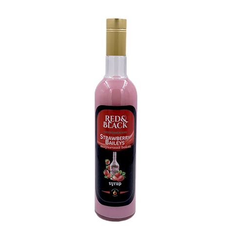 Сироп ТМ "Red & Black" Клубничный Бейлис 900г.: купить по лучшей цене в ...