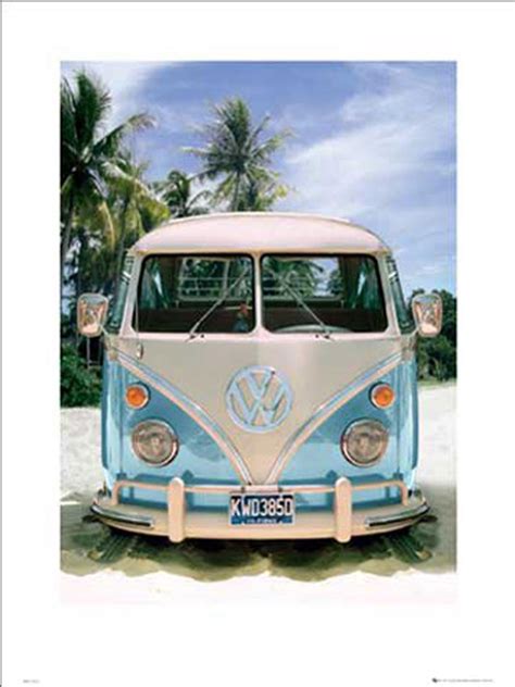 Volkswagen Kunstdruck VW Bus Zusatzartikel 46 32