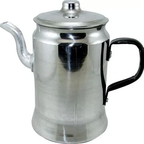 Cafetera De Aluminio Asa Charolada Lts Almandoz Mercadolibre