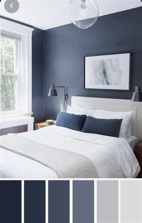 Navy Blue And White Bedroom Colour Scheme Artofit