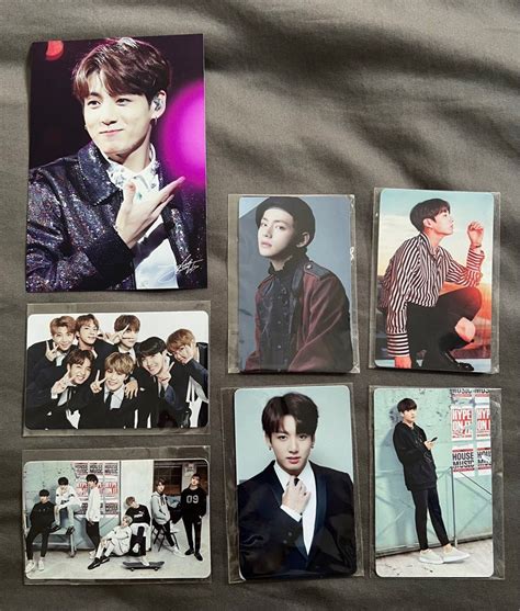 BTS Jungkook Photobook Calender Postcards Card Stickers Hobbies