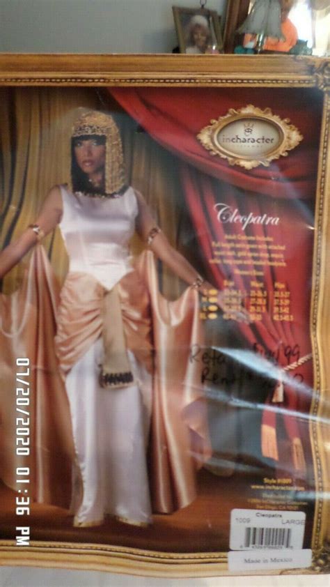 Deluxe Adult Queen Of The Nile Costume Cleopatra Inch… Gem