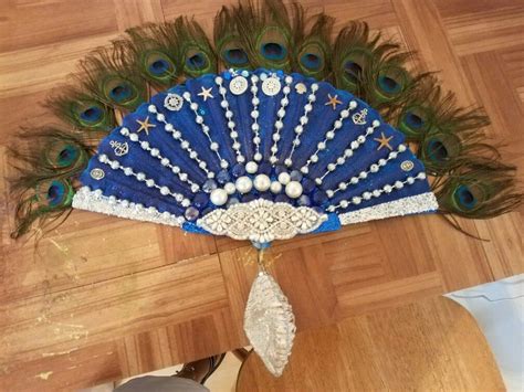 Fan for Yemayá goddess of the sea by Almeyda Goddess of the sea