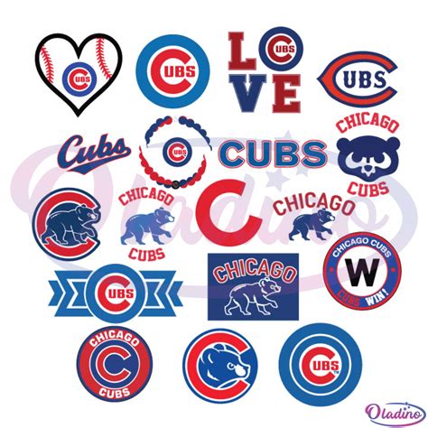 Chicago Cubs Bundle SVG Digital File, Chicago Cubs Logo Svg