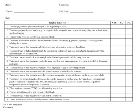 Treatment Fidelity Checklist Note Eg Equal Groups Tons T What Is