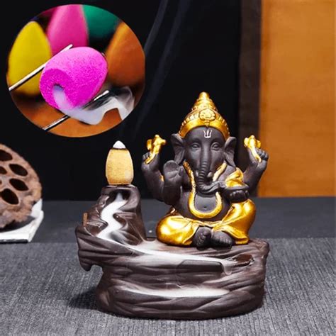 Polyresin Ganesh Smoke Fountain For Home Decoration At Rs Piece In