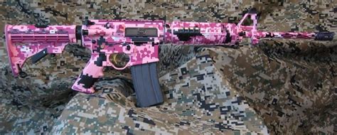 Pink Digital Camo Gun