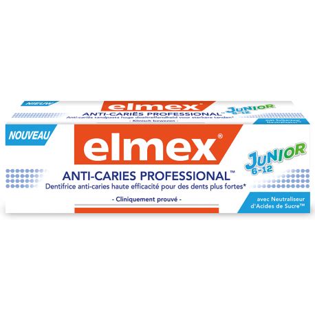 Elmex Dentifrice Junior Anti Caries Professional 75ml