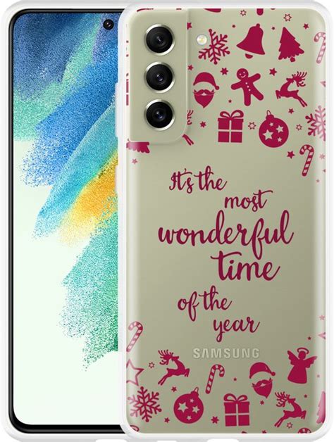 Hoesje Geschikt Voor Samsung Galaxy S Fe Most Wonderful Time Bol