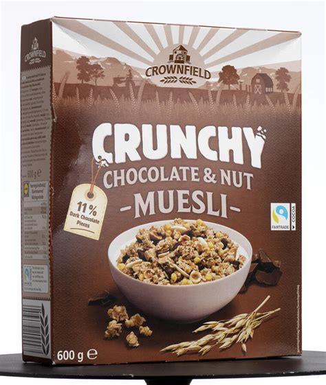 Test Crownfield Crunchy Chocolate And Nut Muesli Forbrugerrådet Tænk