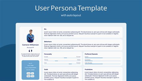 User Persona Template (with auto layout) | Figma