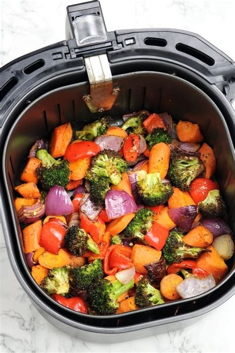 Air Fryer Vegetables | Air Fryer Roasted Vegetables - Recipe Vibes