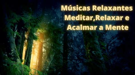 M Sicas Relaxantes Meditar Relaxar E Acalmar A Mente Youtube