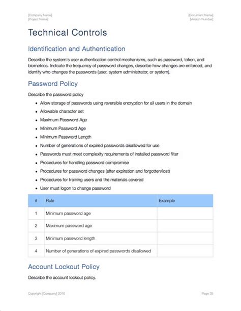 Security Plan Templates Apple Templates Forms Checklists For Ms